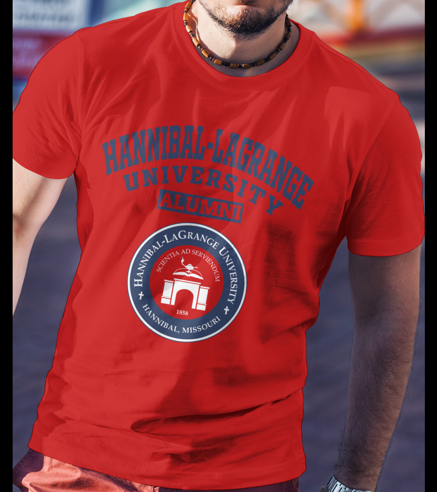 Hannibal-LaGrange University Alumni Scientia Ad Serviendum 1858 Hannibal Missouri T-Shirt