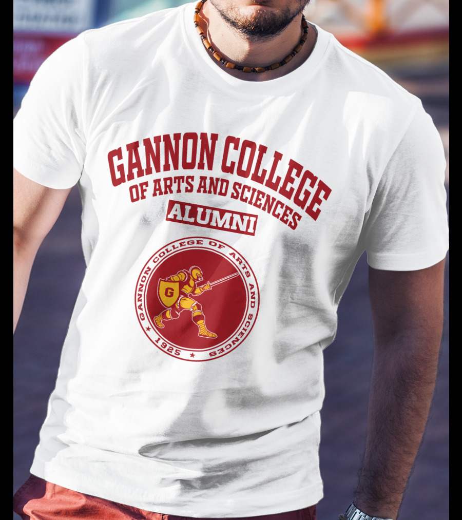 Gannon College Of Arts And Sciences Alumni 1925 Knight Emblem T-Shirt