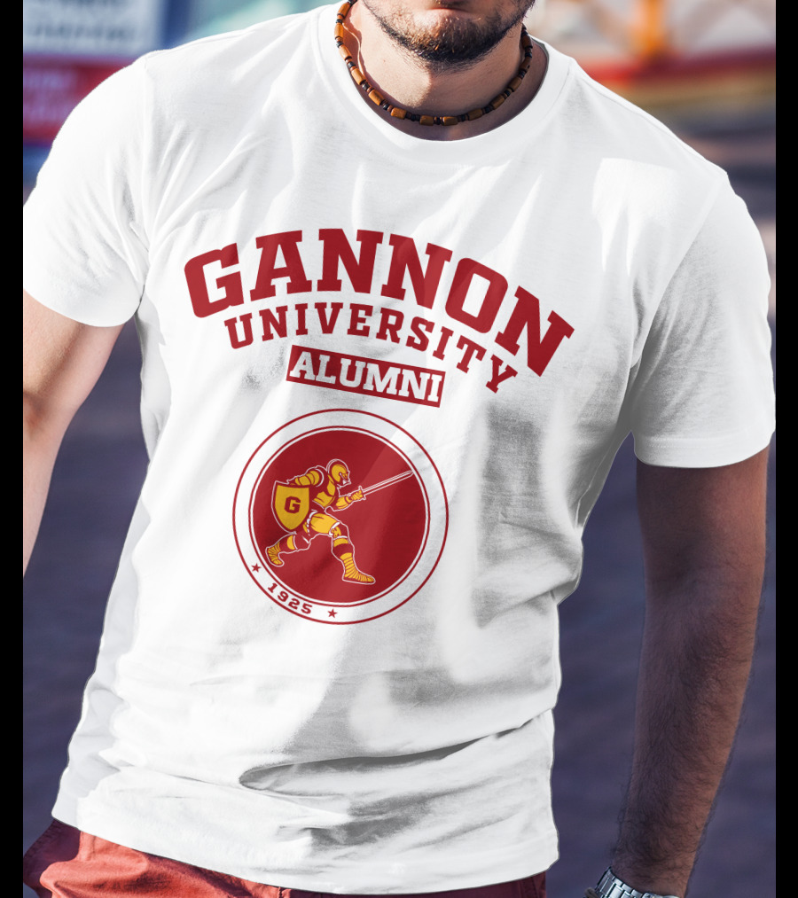 Gannon University Alumni 1925 Knight Emblem T-Shirt