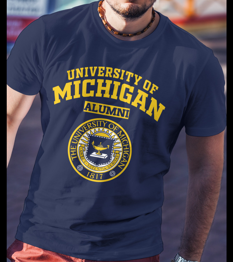 University Of Michigan Alumni 1817 Seal T-Shirt
