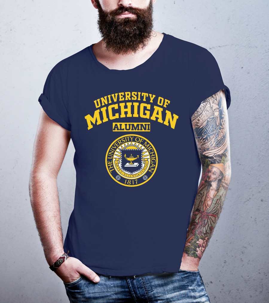 University Of Michigan Alumni 1817 Seal T-Shirt