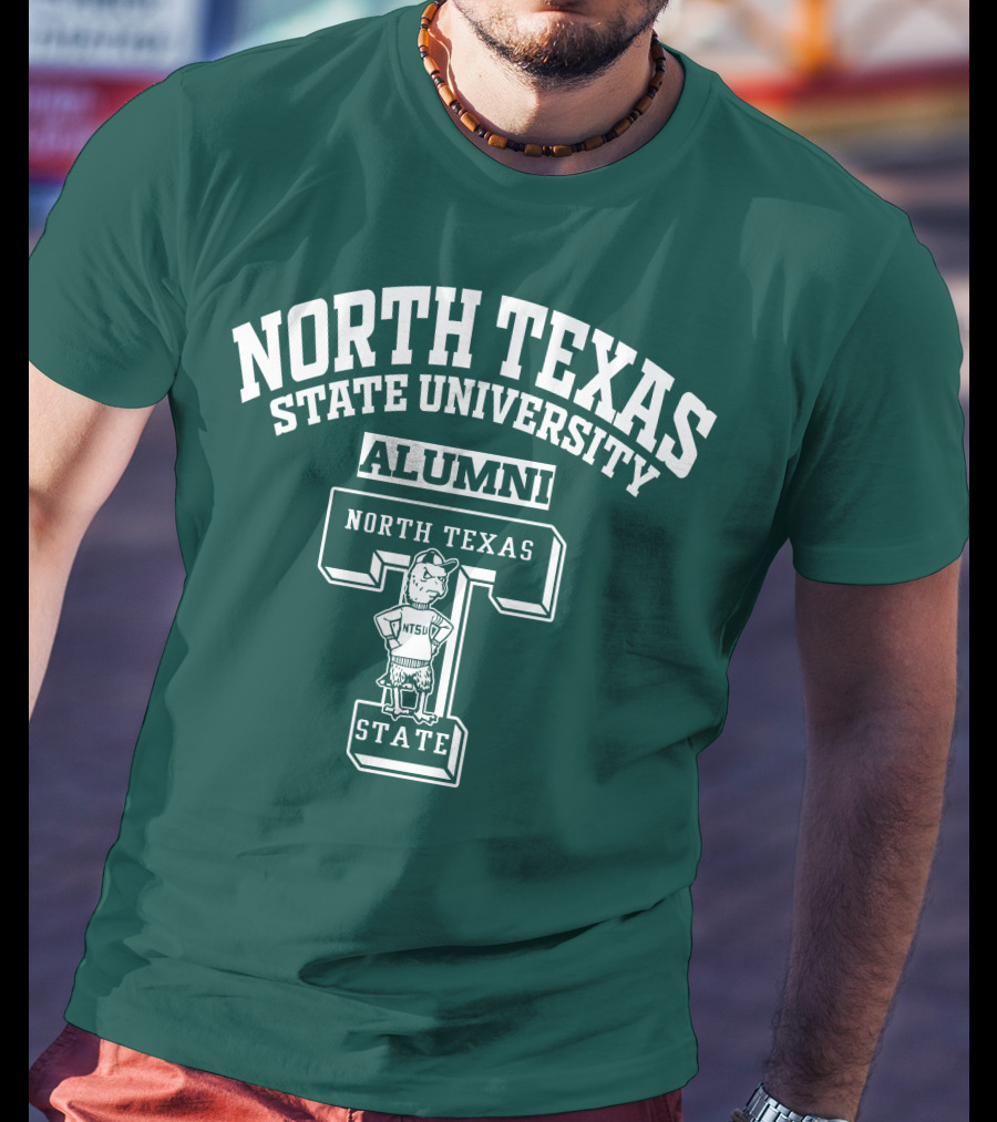 North Texas State University Alumni NTSU State T-Shirt