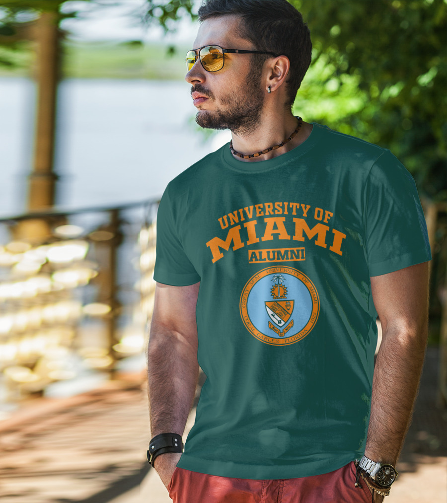 University Of Miami Alumni Great Seal Coral Gables Florida 1925 T-Shirt