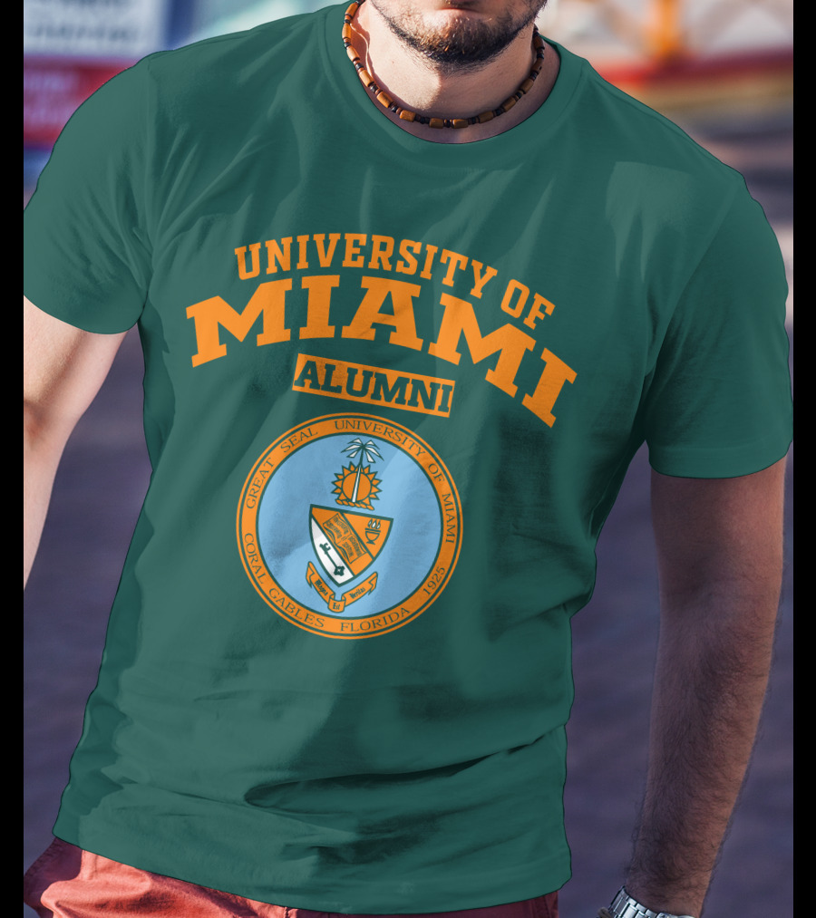 University Of Miami Alumni Great Seal Coral Gables Florida 1925 T-Shirt