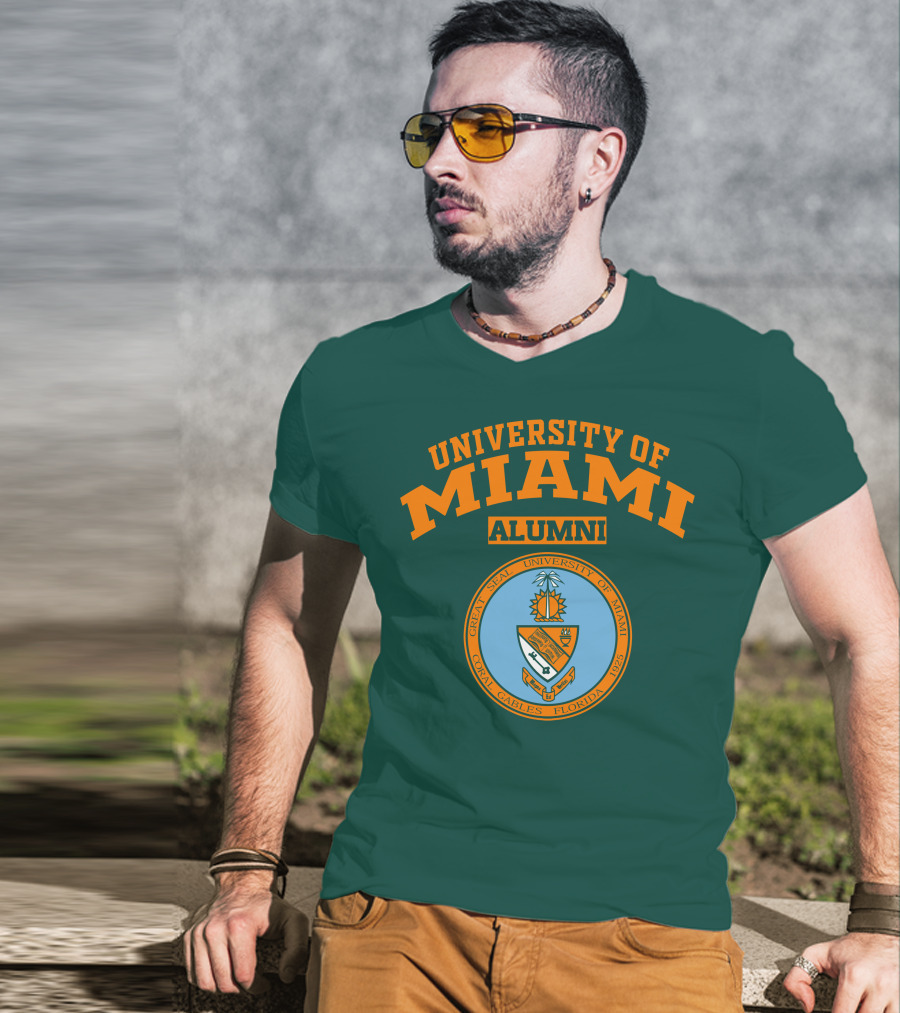 University Of Miami Alumni Great Seal Coral Gables Florida 1925 T-Shirt