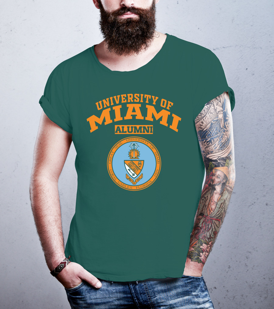 University Of Miami Alumni Great Seal Coral Gables Florida 1925 T-Shirt