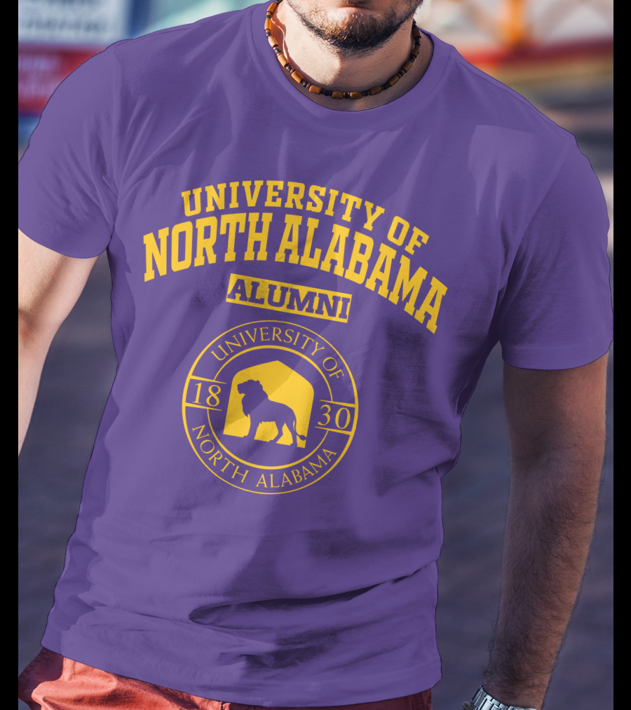 University Of North Alabama Alumni 1830 Lion Seal T-Shirt