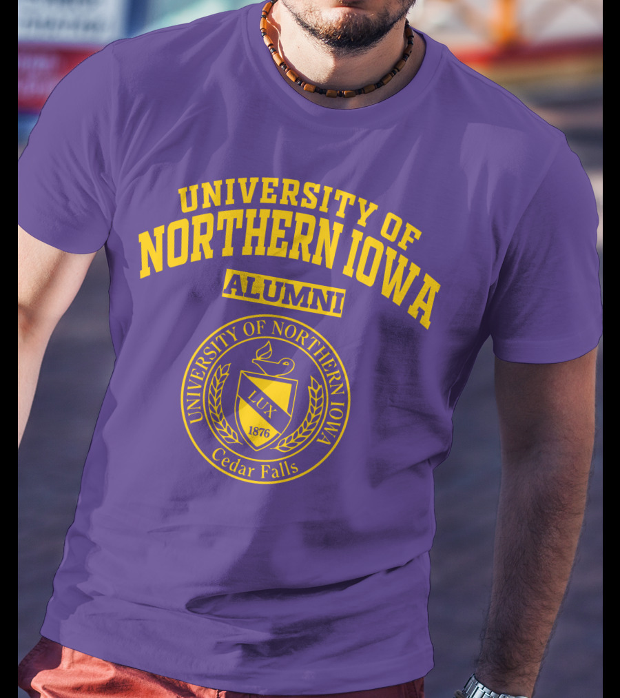 University Of Northern Iowa Alumni Cedar Falls 1876 Lux T-Shirt