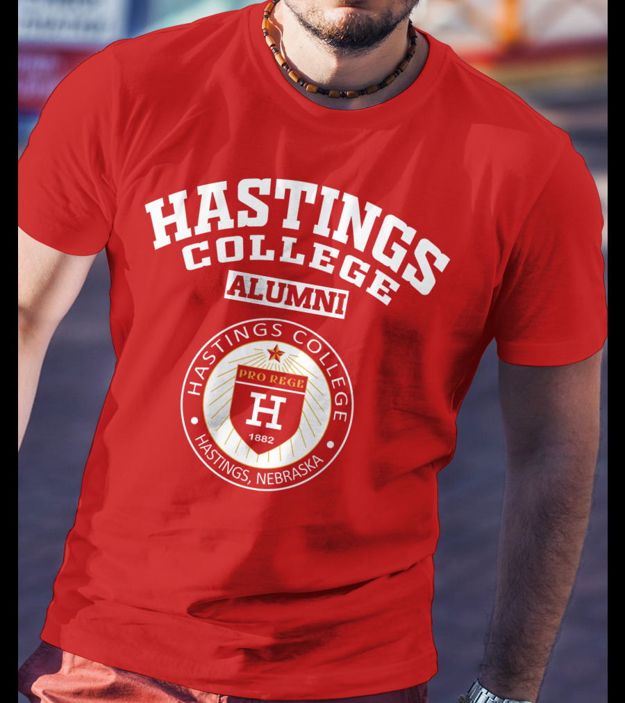 Hastings College Alumni Pro Rege 1882 Hastings Nebraska T-Shirt