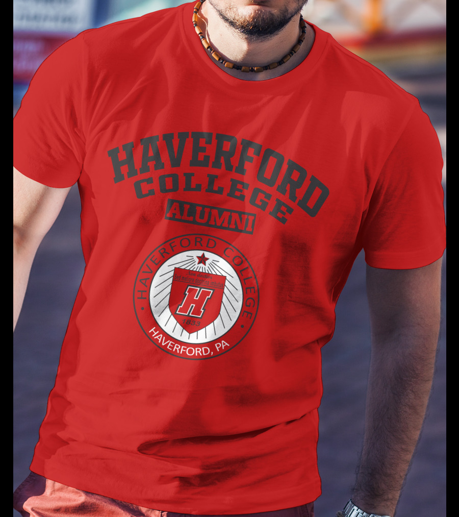 Haverford College Alumni Seal Haverford PA 1833 T-Shirt