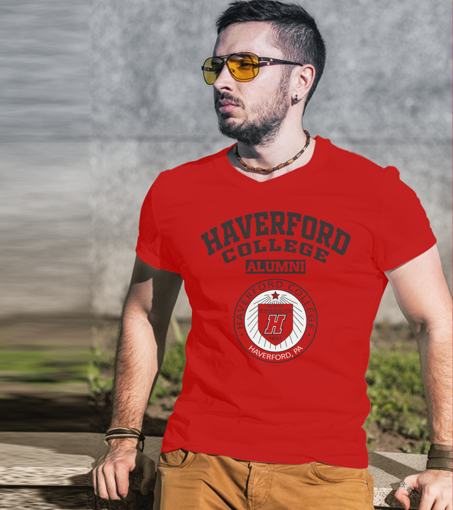 Haverford College Alumni Seal Haverford PA 1833 T-Shirt
