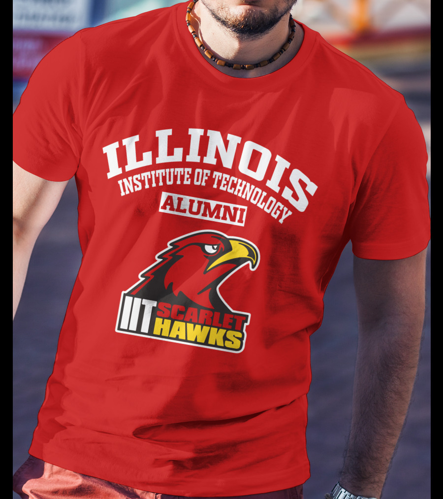 Illinois Institute Of Technology Alumni Iit Scarlet Hawks T-Shirt