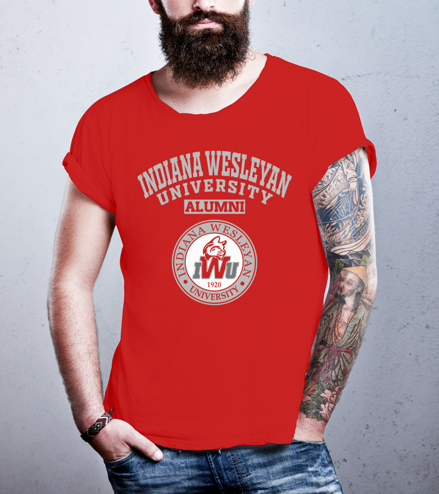 Indiana Wesleyan University Alumni 1920 Logo IWU T-Shirt