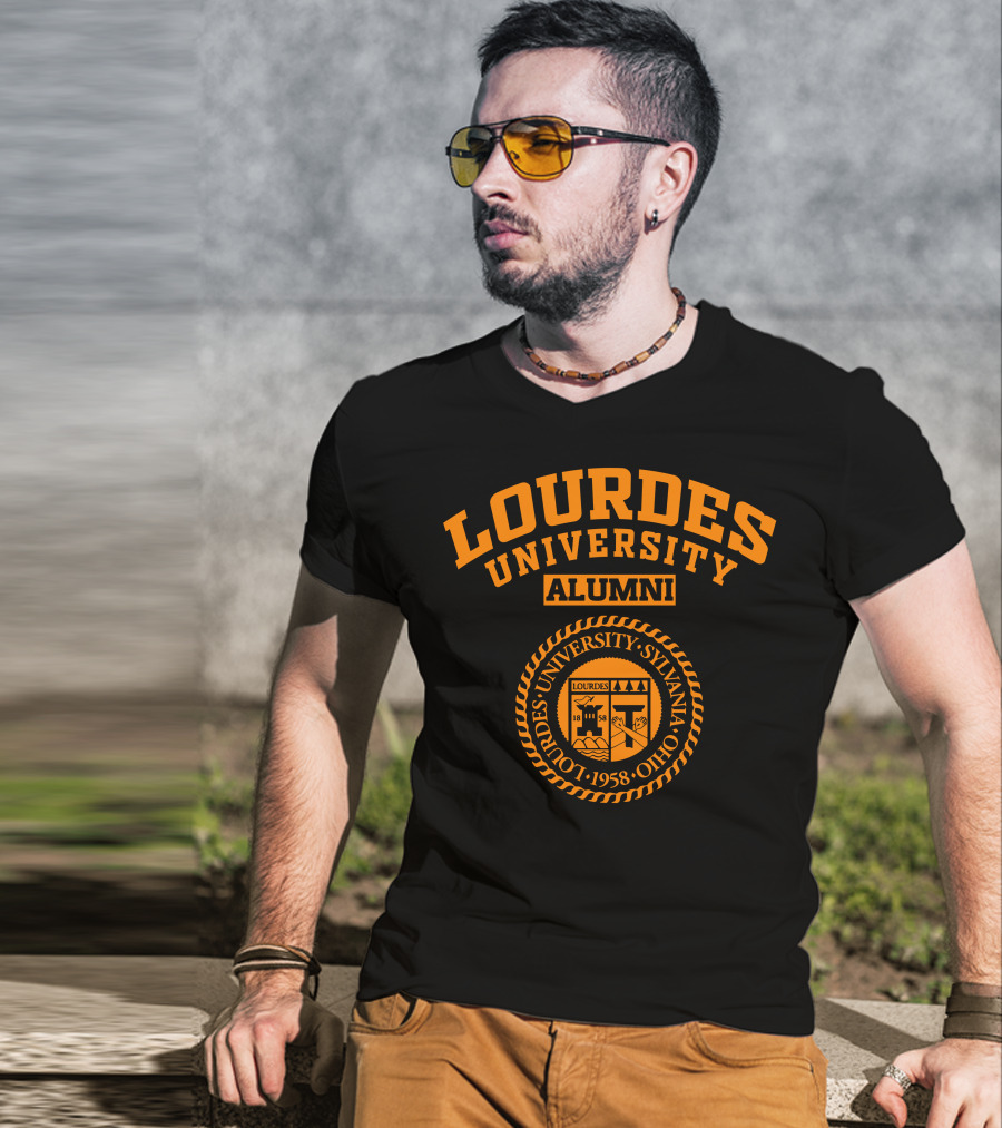 Lourdes University Alumni Seal Ohio Sylvania 1958 T-Shirt