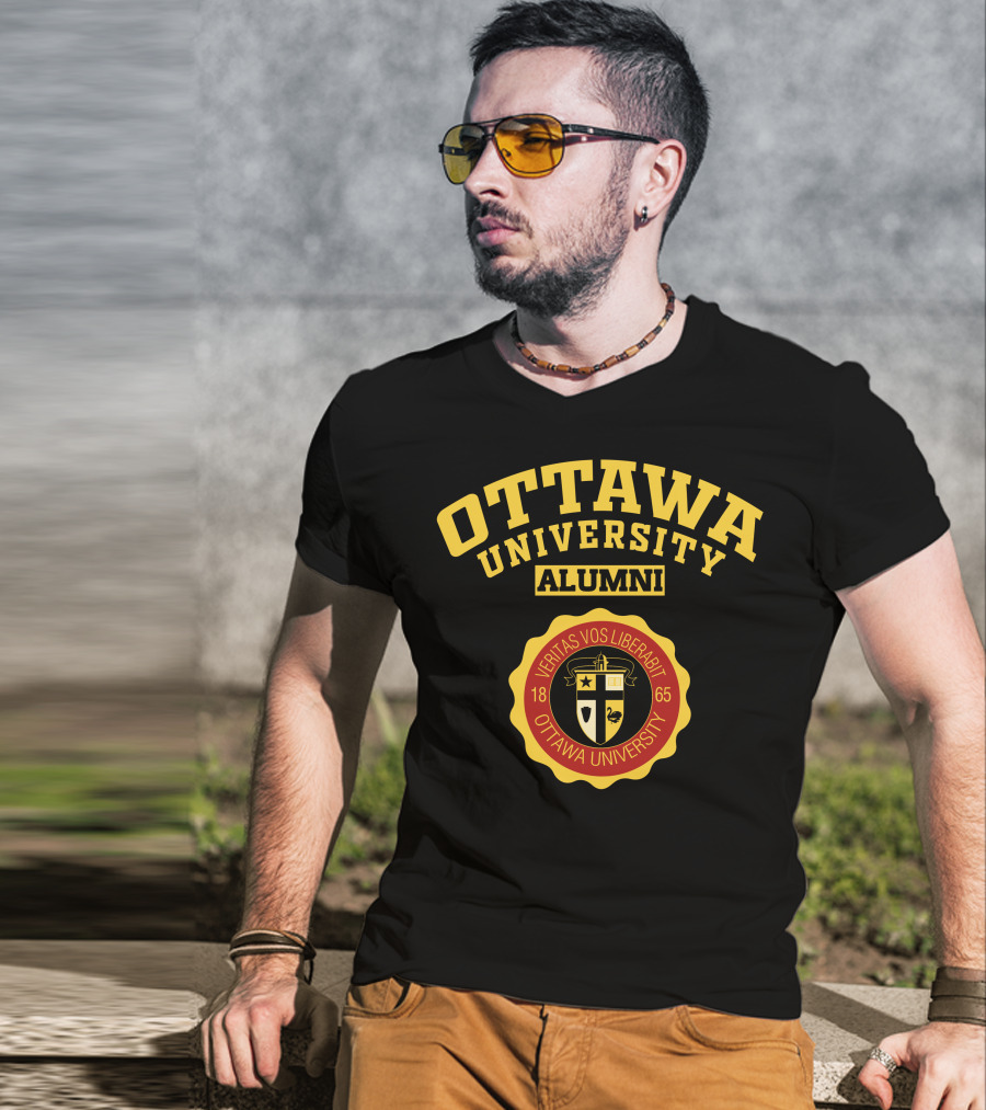 Ottawa University Alumni Veritas Vos Liberabit 1865 T-Shirt