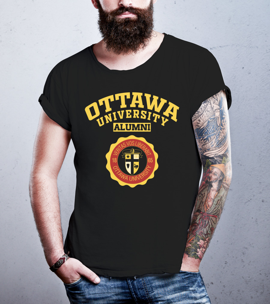 Ottawa University Alumni Veritas Vos Liberabit 1865 T-Shirt