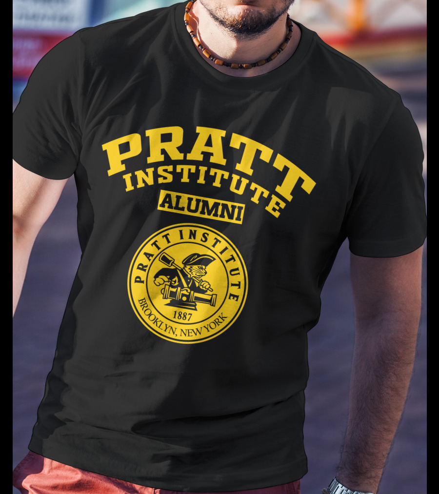 Pratt Institute Alumni 1887 Brooklyn New York Crest T-Shirt
