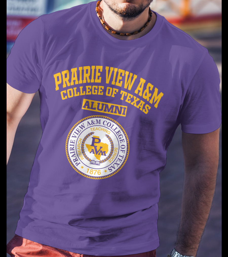 Prairie View A&M College Of Texas Alumni Seal 1876 T-Shirt