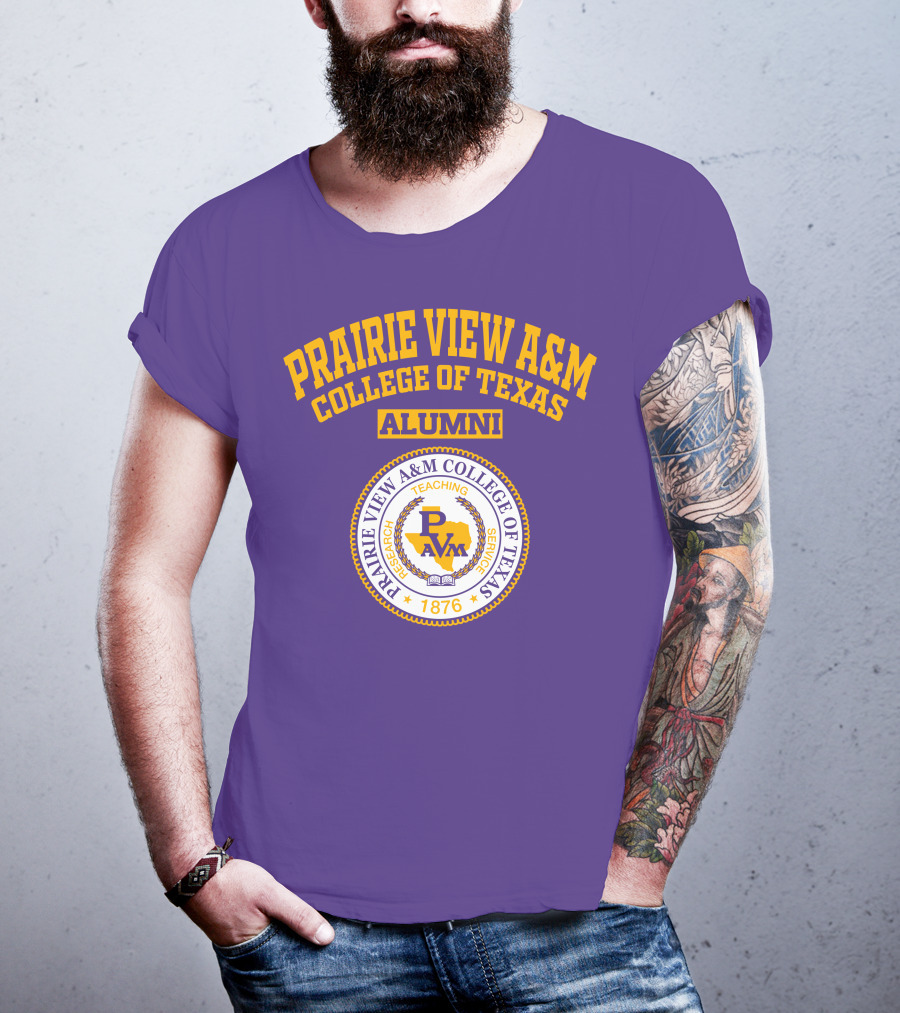 Prairie View A&M College Of Texas Alumni Seal 1876 T-Shirt