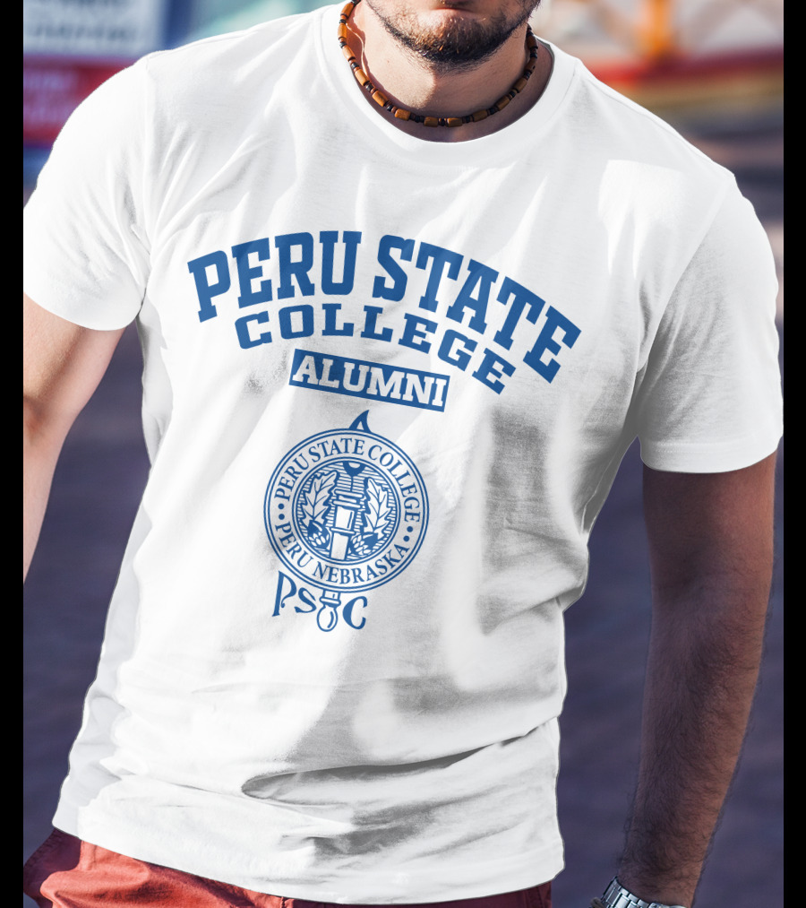 Peru State College Alumni Seal Peru Nebraska PSC T-Shirt