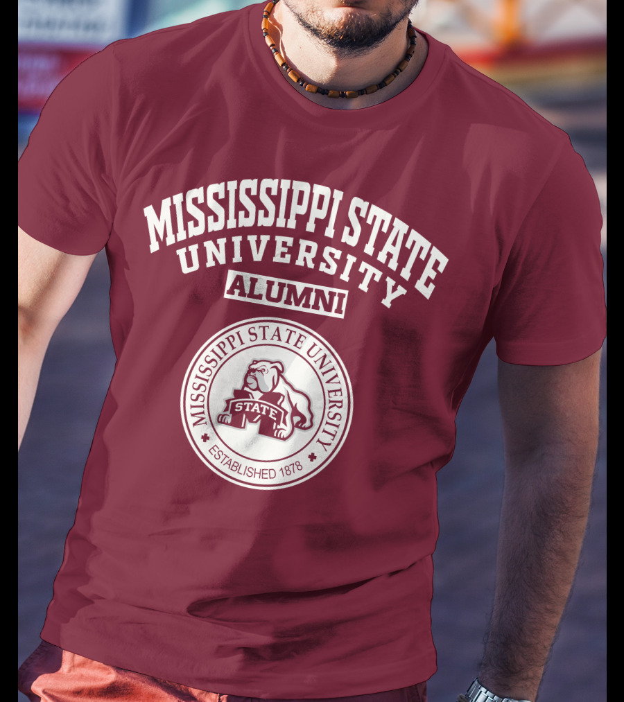 Mississippi State University Alumni Established 1878 Bulldog State T-Shirt