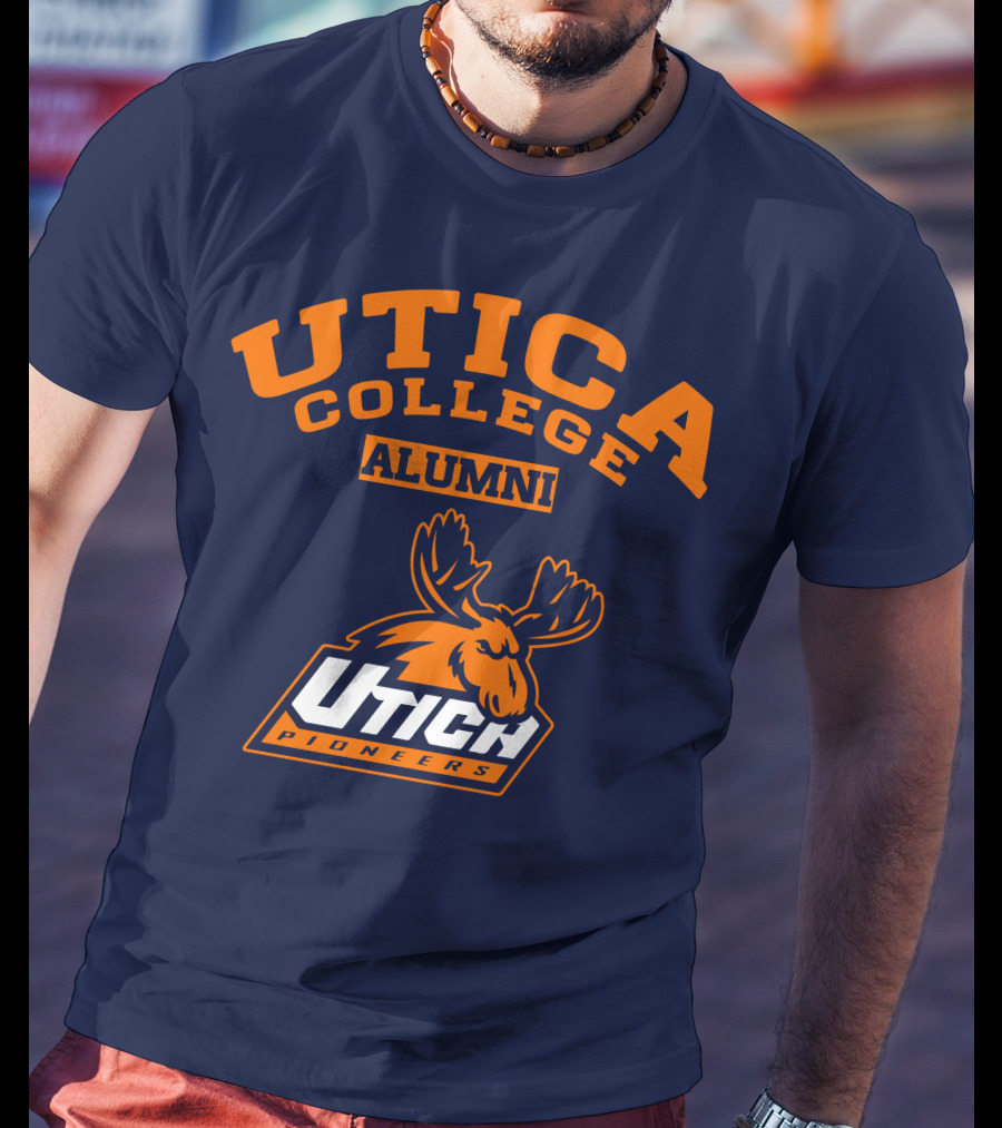 Utica College Alumni Utica Pioneers Moose T-Shirt