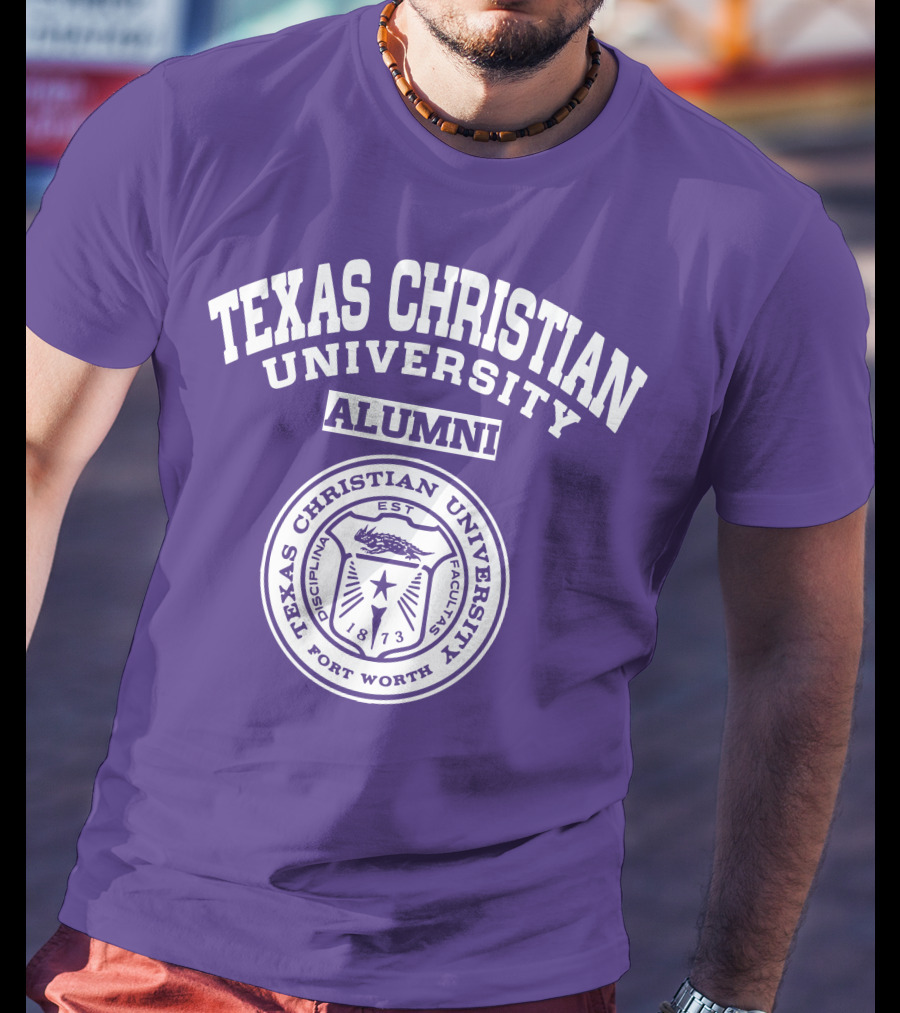 Texas Christian University Alumni Est 1873 Fort Worth Seal T-Shirt