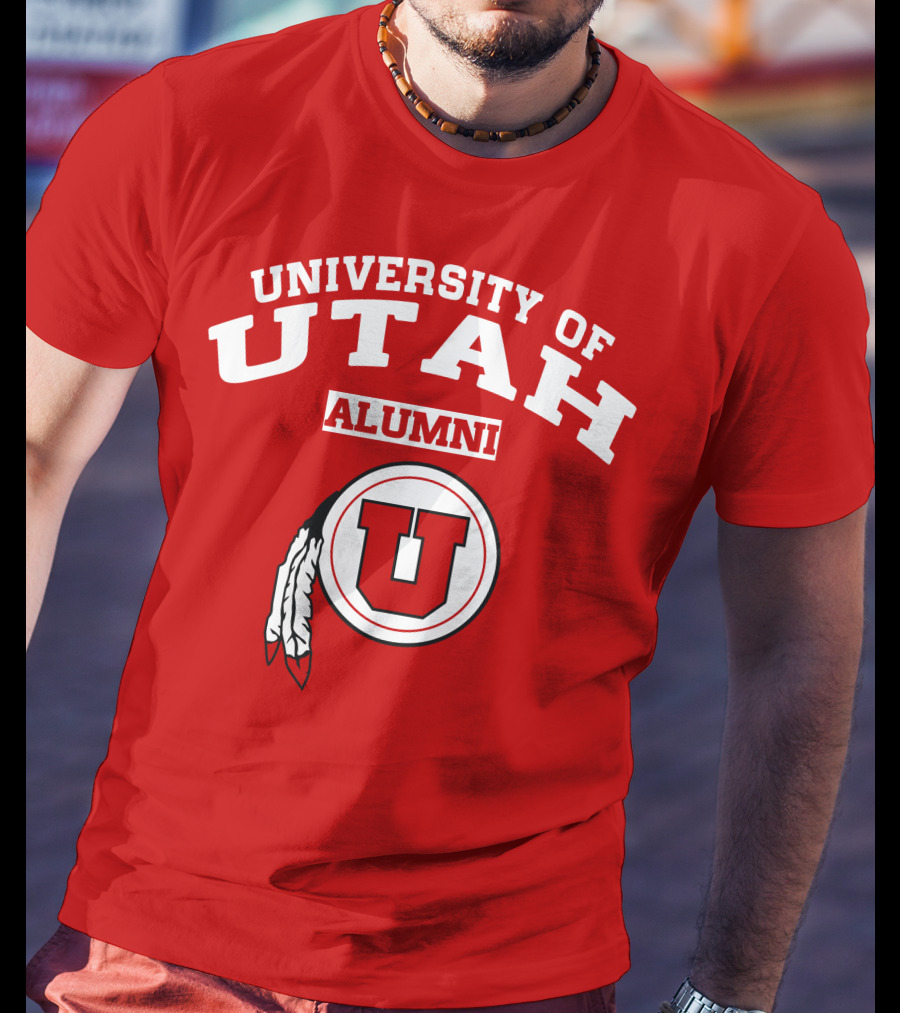 University Of Utah Alumni U Logo With Feathers T-Shirt