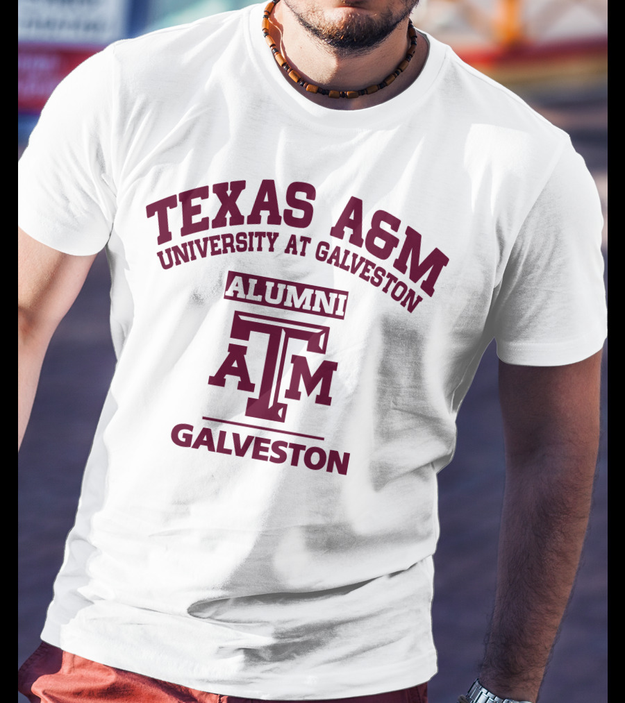 Texas A&M University At Galveston Alumni Aggies Logo Galveston T-Shirt