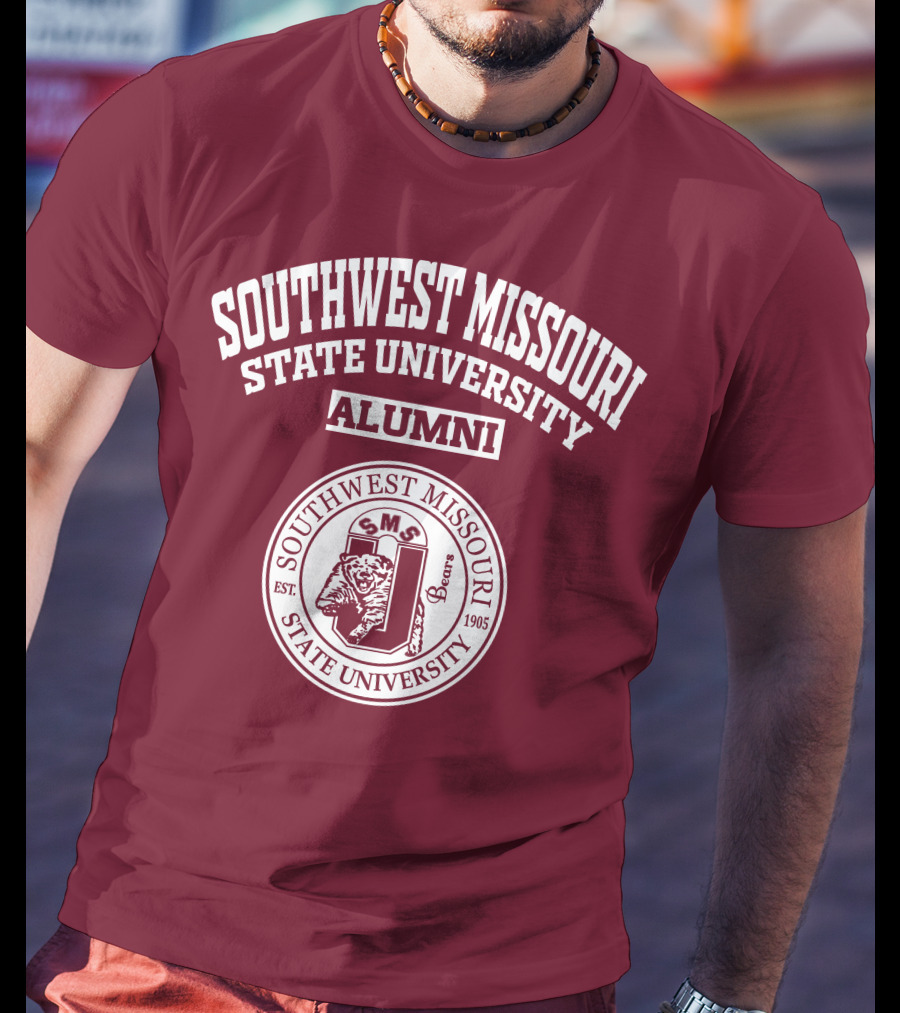 Southwest Missouri State University Alumni Smsu Bears Est 1905 T-Shirt