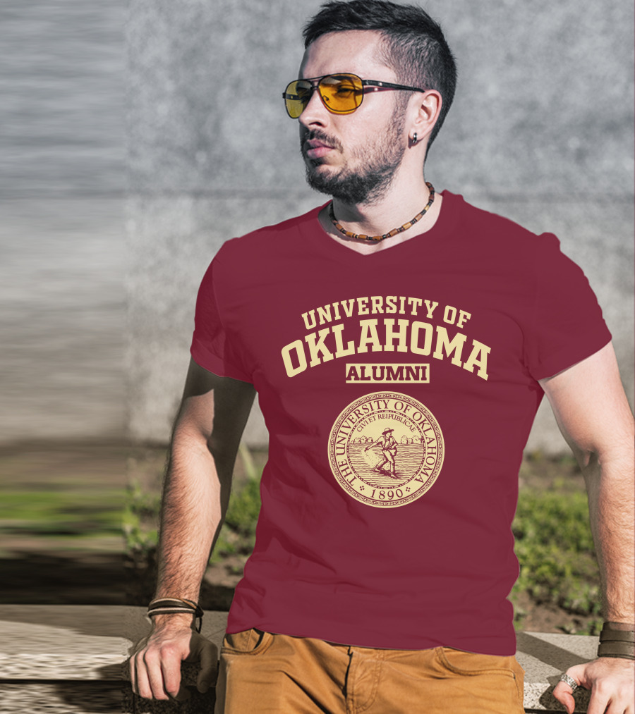 University Of Oklahoma Alumni 1890 Seal T-Shirt