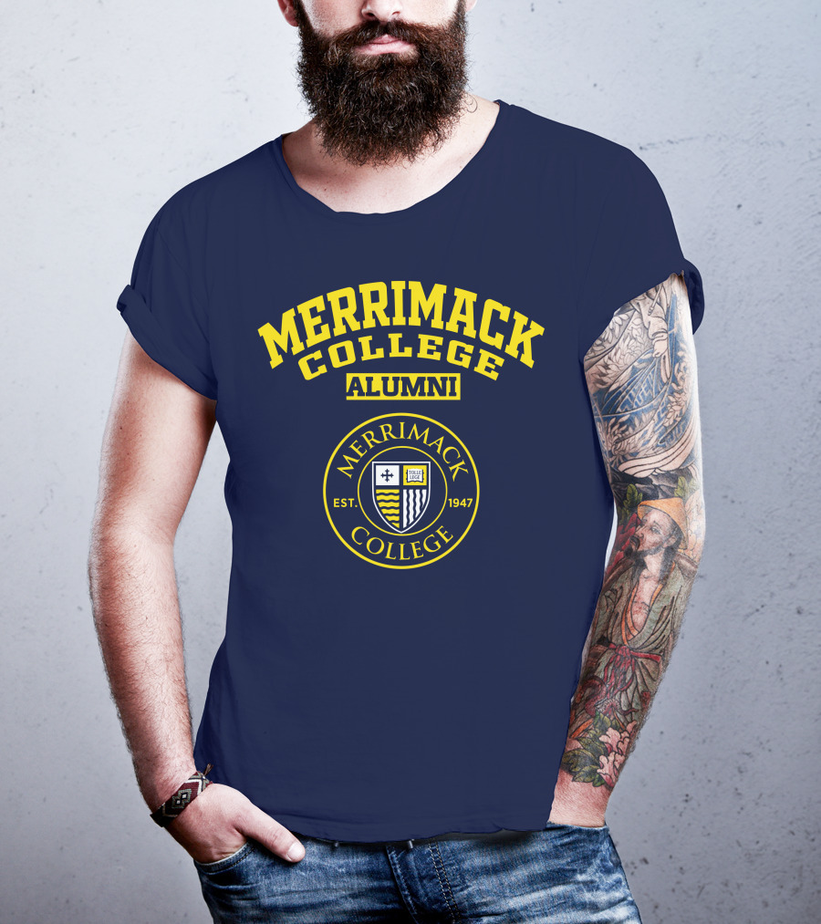 Merrimack College Alumni Est. 1947 Emblem T-Shirt