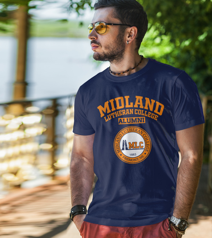 Midland Lutheran College Alumni Mlc Fremont NE 1883 T-Shirt