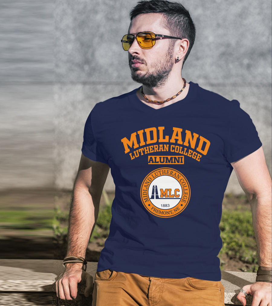 Midland Lutheran College Alumni Mlc Fremont NE 1883 T-Shirt