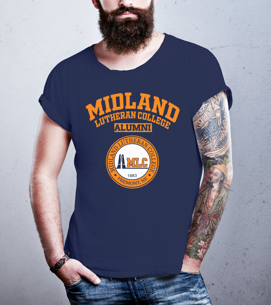 Midland Lutheran College Alumni Mlc Fremont NE 1883 T-Shirt