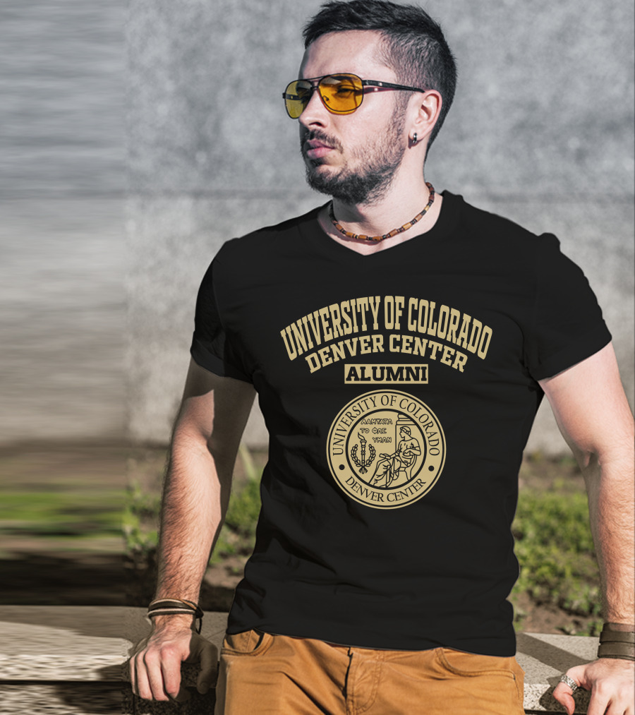 University Of Colorado Denver Center Alumni Seal T-Shirt