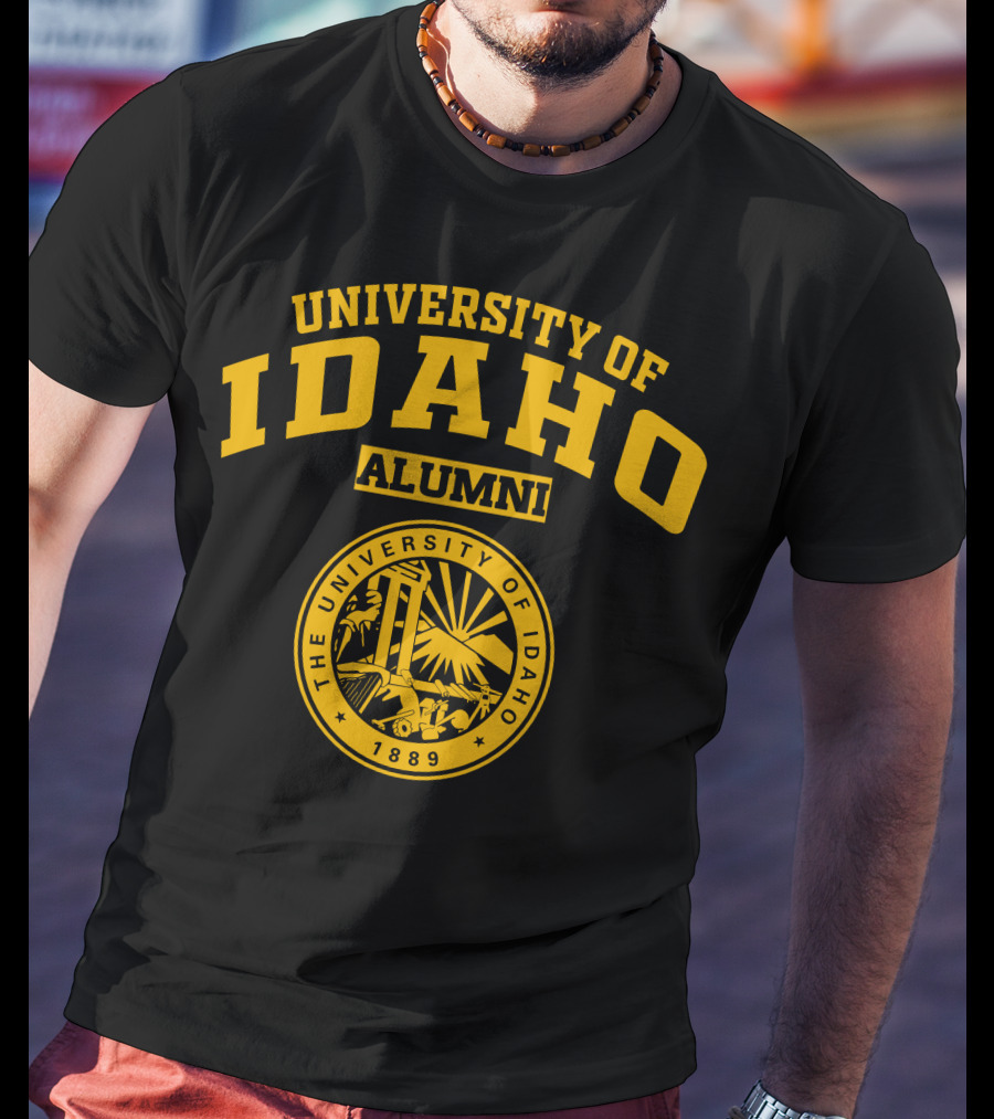 University Of Idaho Alumni 1889 Logo Seal T-Shirt