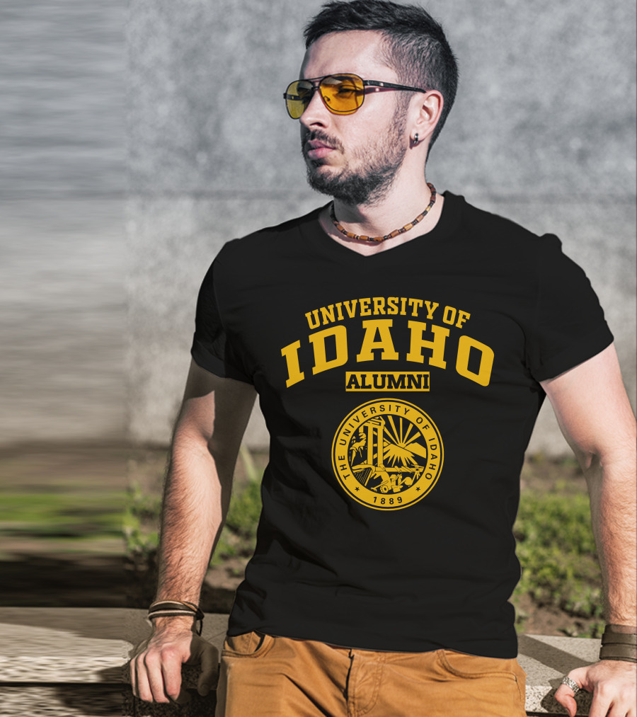 University Of Idaho Alumni 1889 Logo Seal T-Shirt