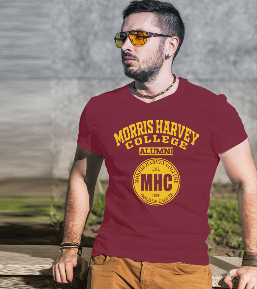 Morris Harvey College Alumni MHC Established 1888 Golden Eagles T-Shirt