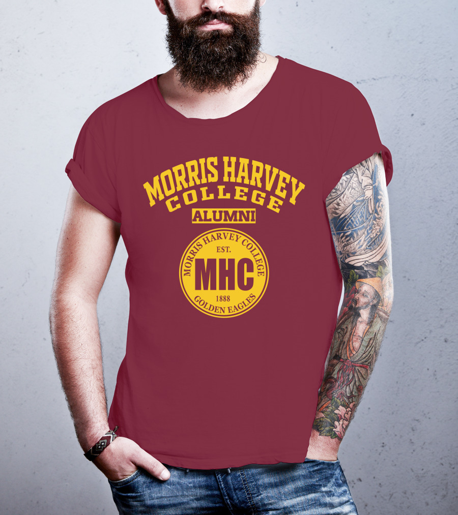 Morris Harvey College Alumni MHC Established 1888 Golden Eagles T-Shirt