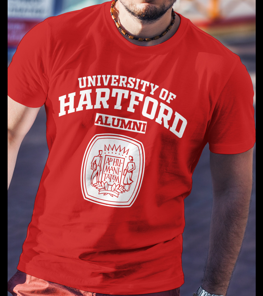 University Of Hartford Alumni AP Humanitatem Crest T-Shirt