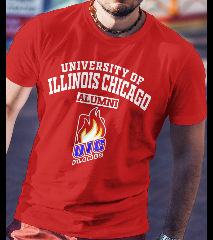 University Of Illinois Chicago UIC Flames Alumni T-Shirt
