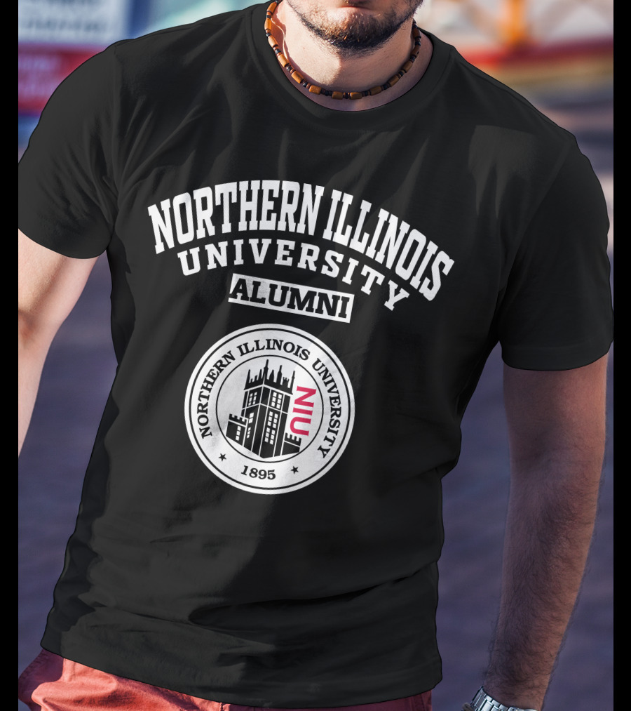 Northern Illinois University Alumni 1895 Seal NIU T-Shirt
