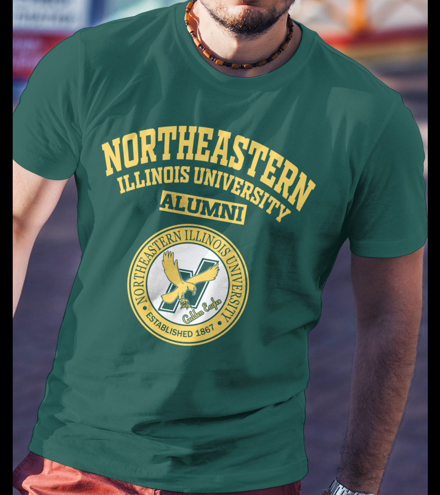 Northeastern Illinois University Alumni Golden Eagles Established 1867 T-Shirt
