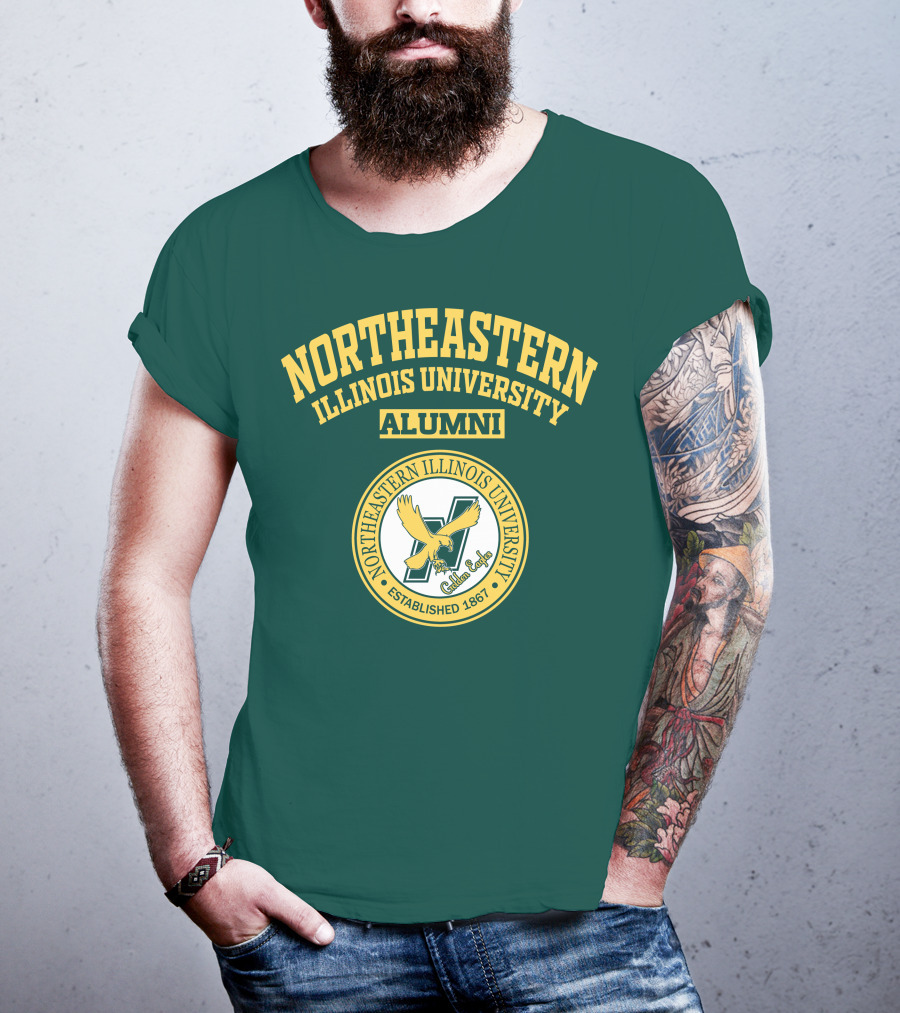 Northeastern Illinois University Alumni Golden Eagles Established 1867 T-Shirt