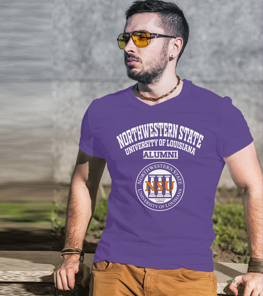 Northwestern State University Of Louisiana Alumni NSU Established 1884 T-Shirt