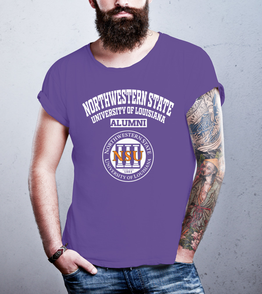 Northwestern State University Of Louisiana Alumni NSU Established 1884 T-Shirt