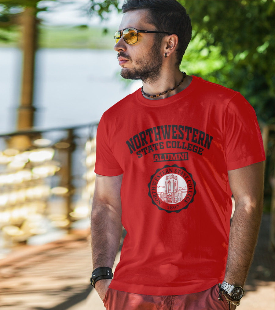 Northwestern State College Alumni 1897 Emblem T-Shirt