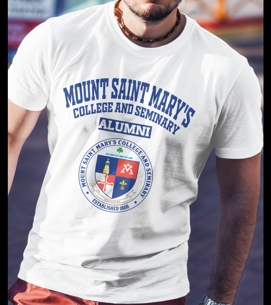 Mount Saint Mary's College And Seminary Alumni Established 1808 Seal T-Shirt
