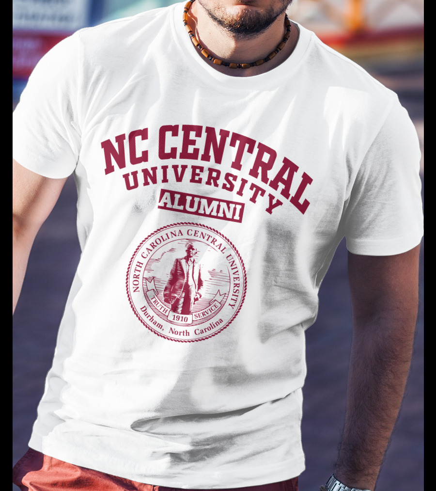 NC Central University Alumni North Carolina Central University Seal Durham 1910 Truth Service T-Shirt
